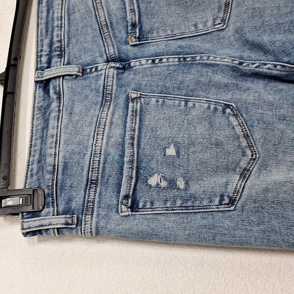 Flying Monkey Streetwear High Rise Super Flare Asymmetrical Button Fly Jeans- 30 - Picture 8 of 15